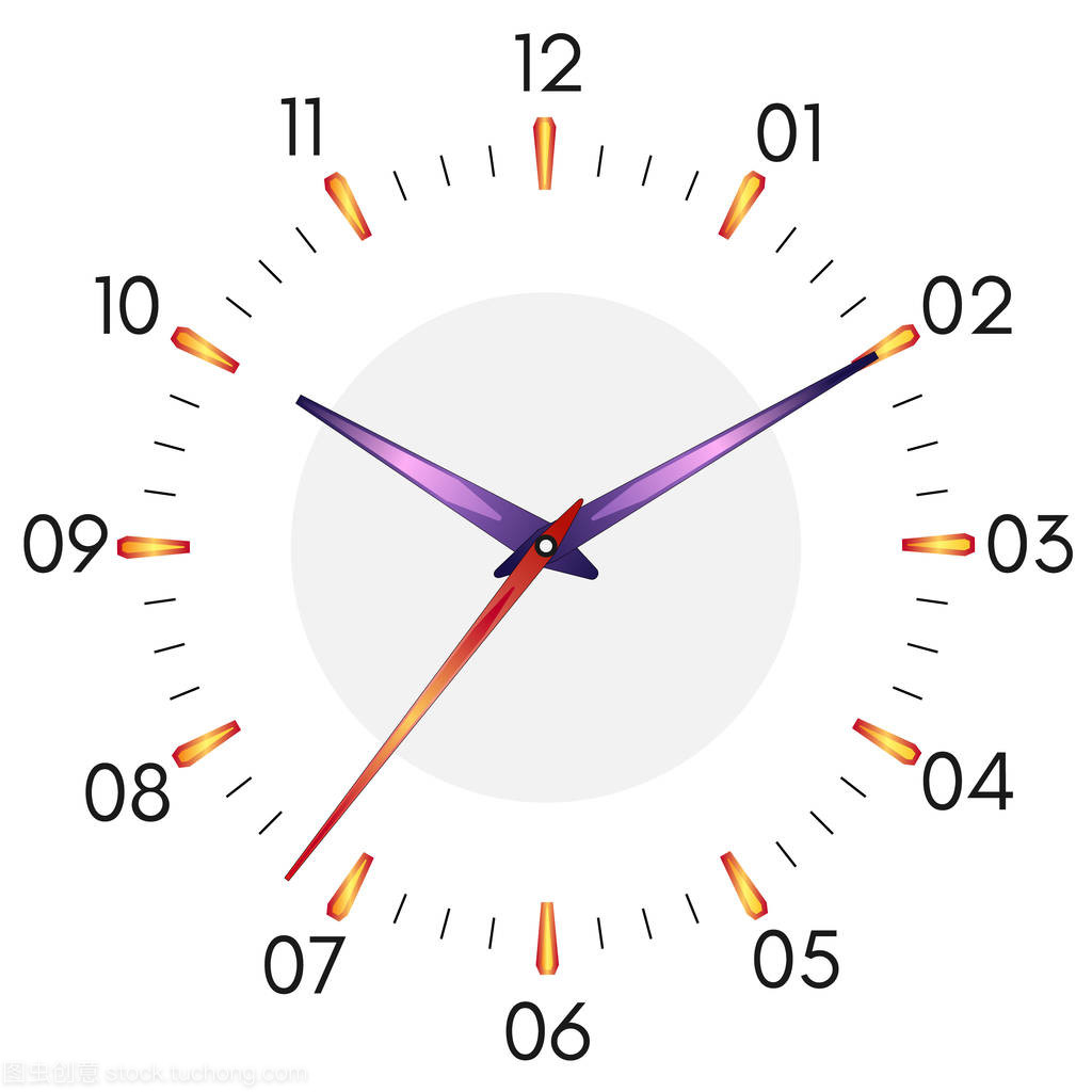 五金零售中的矢量图机械时钟 精确与美学的结合